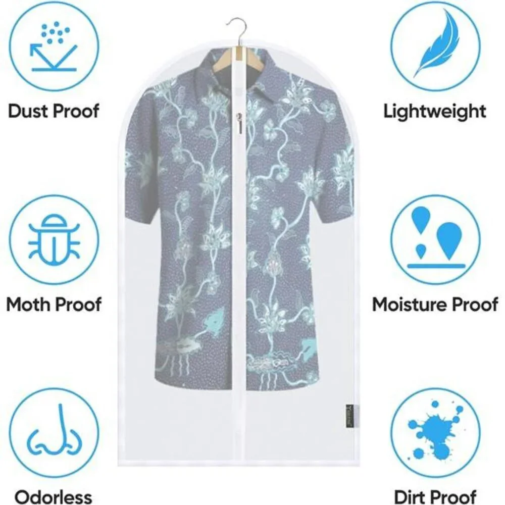 Garment Bags 40 Inch Clothes Cover Dress Suit Coat Closet Storage Waterproof Pac